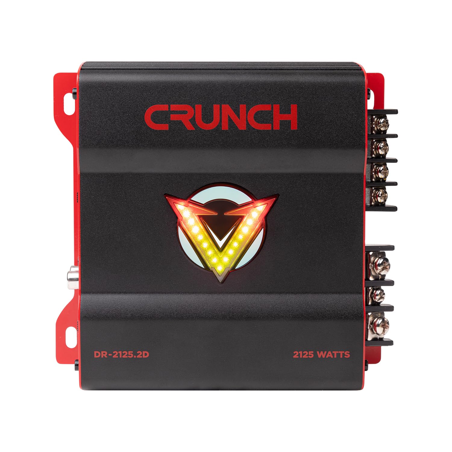 Crunch 2125W 2 Channel Subwoofer Car Audio Amplifier with Adjustable Crossovers, Bass Knob & Remote, LED VU-Meter, QTD Cooling and PWM Power Supply Crunch 2125W 2 Channel Subwoofer Car Audio Amplifier with Adjustable Crossovers, Bass Knob & Remote, LED VU-Meter, QTD Cooling and PWM Power Supply